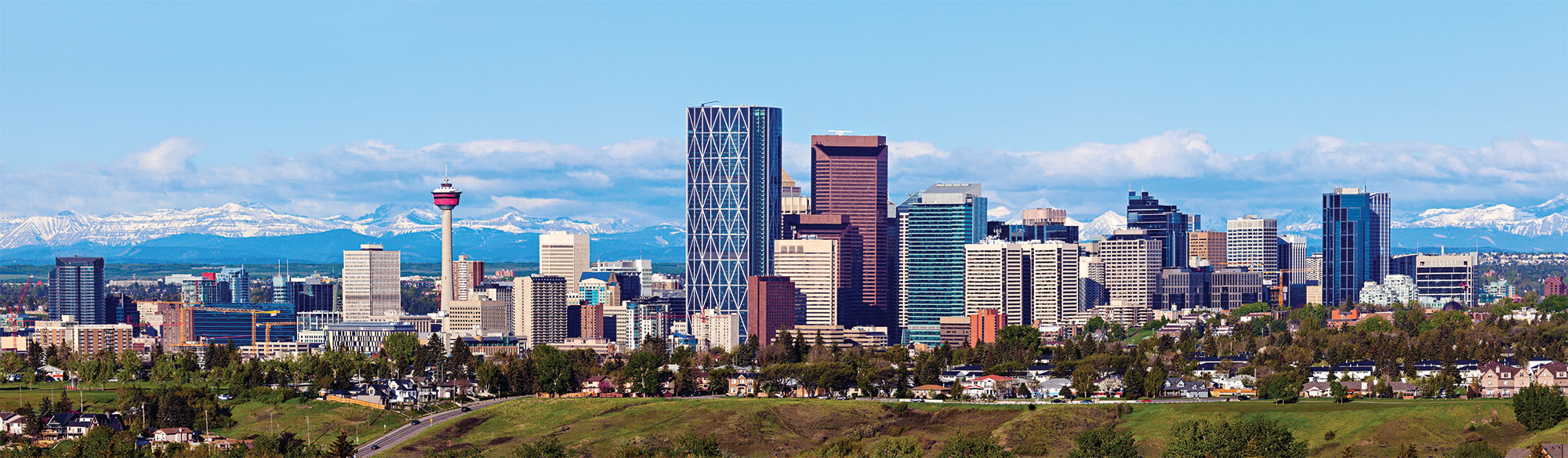 The Calgary skyline